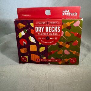 Dry Decks Waterproof Playing Cards Set By Nod Products wine & Cheese theme
